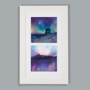 Evening light over Dunnydeer and Bennachie