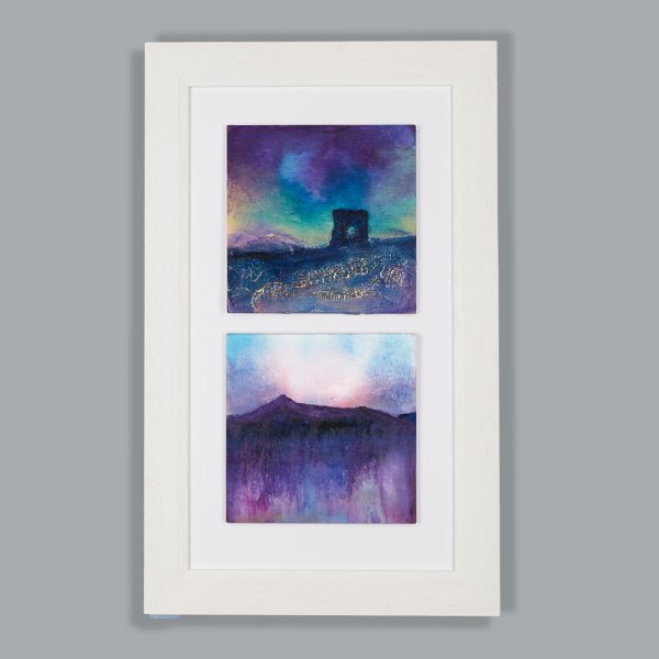 Evening light over Dunnydeer and Bennachie
