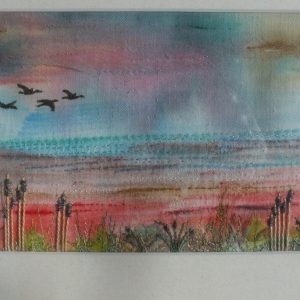 Incoming at Sunset