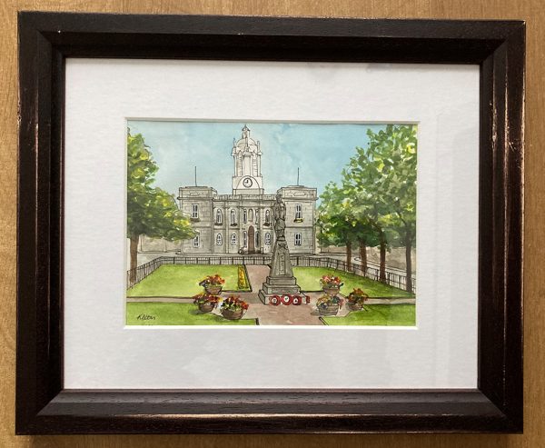 Inverurie Town Hall and Memorial Garden