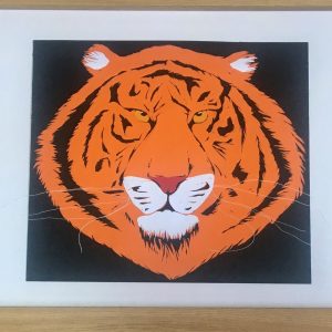 King in Orange and Black